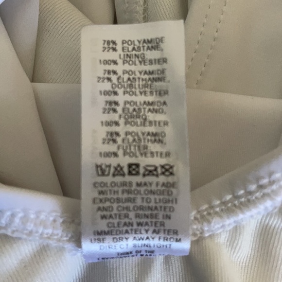 ASOS One piece white swimsuit, size 6 - Picture 6 of 6